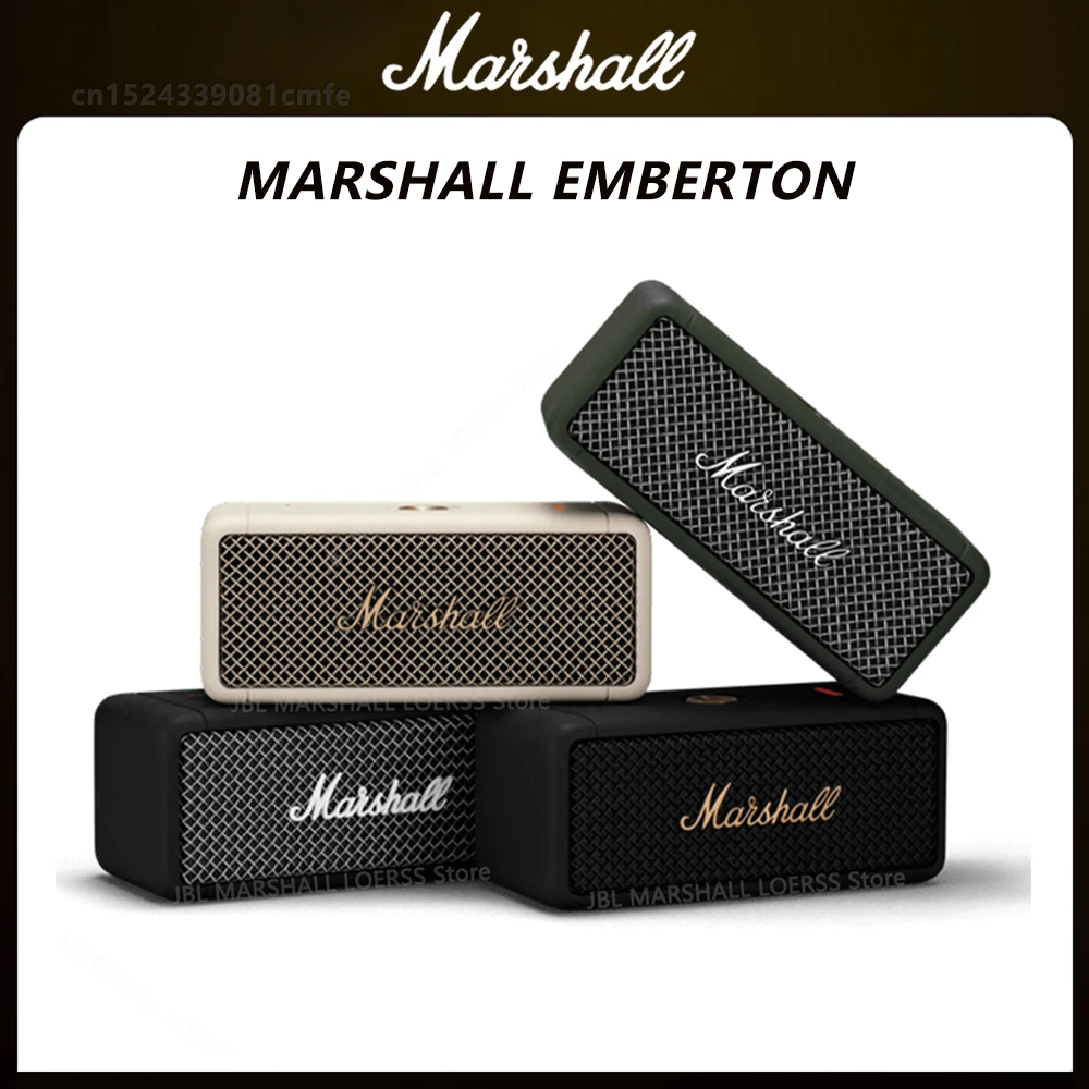 Беспроводной Bluetooth-динамик Marshall emberton портативная уличная мини-колонка