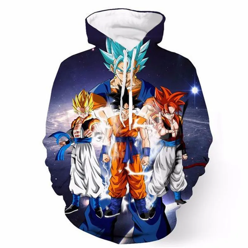 AF1186(Asian Size) Забавные 3D из аниме Goku, свитер с изображением Для мужчин пуловер «Драконий жемчуг зет Толстовки с принтом для мужчин с капюшоном уличная одежда с длинным рукавом, мужские - Цвет: AF1186(Asian Size)