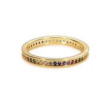 Роскошные женские Кубического Циркония Золотое кольцо геометрические обручальные кольца подарок для женщин и девочек амулет ювелирные изделия фурнитура