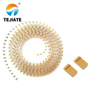 

5PCS Tantalum capacitor type C 6032 patch 10V 16V 25V 35V 10uF 1uF 106 2.2UF 3.3UF 4.7UF 22UF