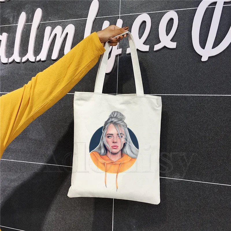 

I'm Not Your Party Favor - Billie Eilish Simple Women Package Elegant Canvas Bag Handbags Shoulder Bags Casual Girls Handbag