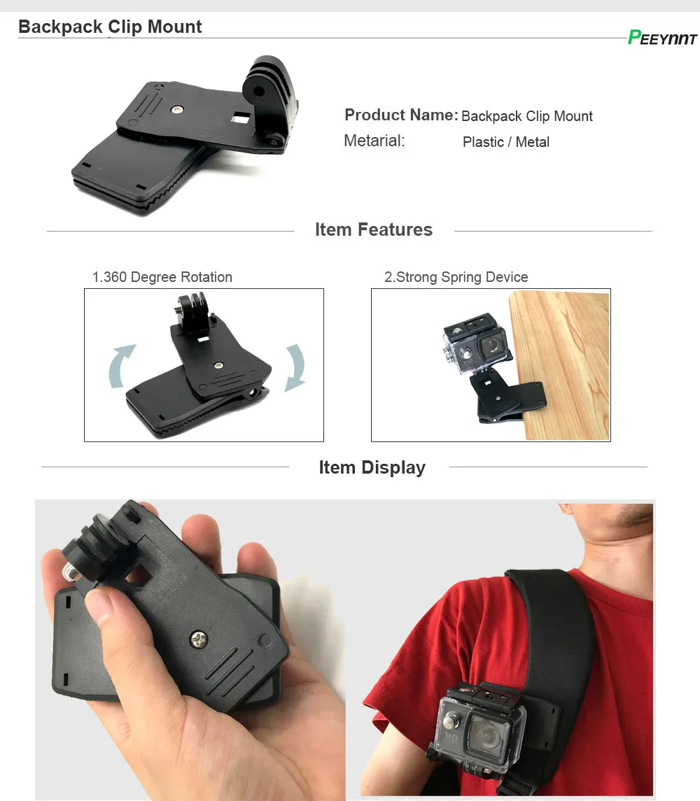 gopro - Backpack Holder
