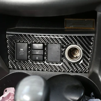 

Car Carbon Fiber Cigarette Lighter Panel Switch Button Frame Cover Trim For Toyota Rav4 RAV 4 2006 2007 2008 2009 2010 2011 2012
