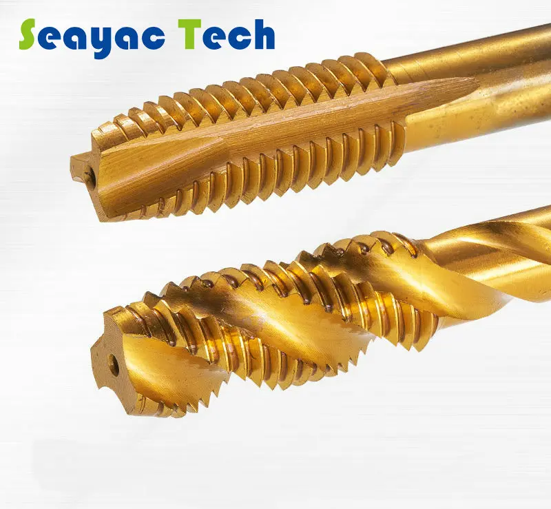 

M35 Cobalt HSSE Straight Flute Taps HSSE Spiral Pointed Machine Tap M12x1.25 No coated for steel and stainless steel process