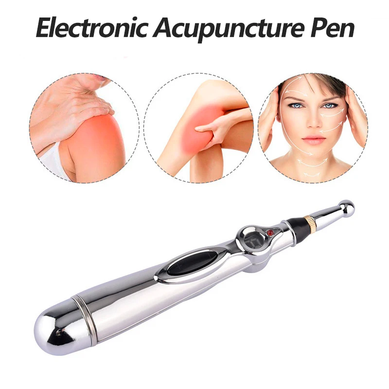 

Electronic Acupuncture Pen Electric Meridians Laser Therapy Heal Massage Pen Meridian Energy Pen Relief Pain Tools