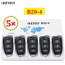 5pcs/lot KEYDIY B series B20 4 B20 3+1 3+1 button universal KD remote control for KD200 KD900 KD900+ URG200 KD X2 mini KD