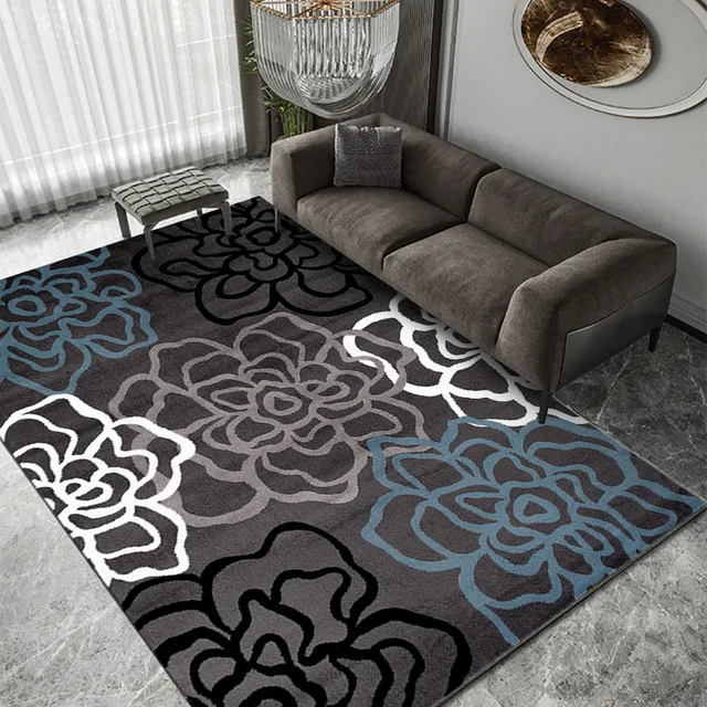 Velvet Carpets 80x160cm Living Room Washable Non-Slip Rugs Bedroom Floor Decoration Home Decor Study Dining Room Area Door Mats N