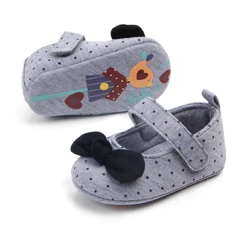 

2020 The New Bow Baby Shoes Soft Sole Baby Girl Shoes Casual Baby Girl Shoes