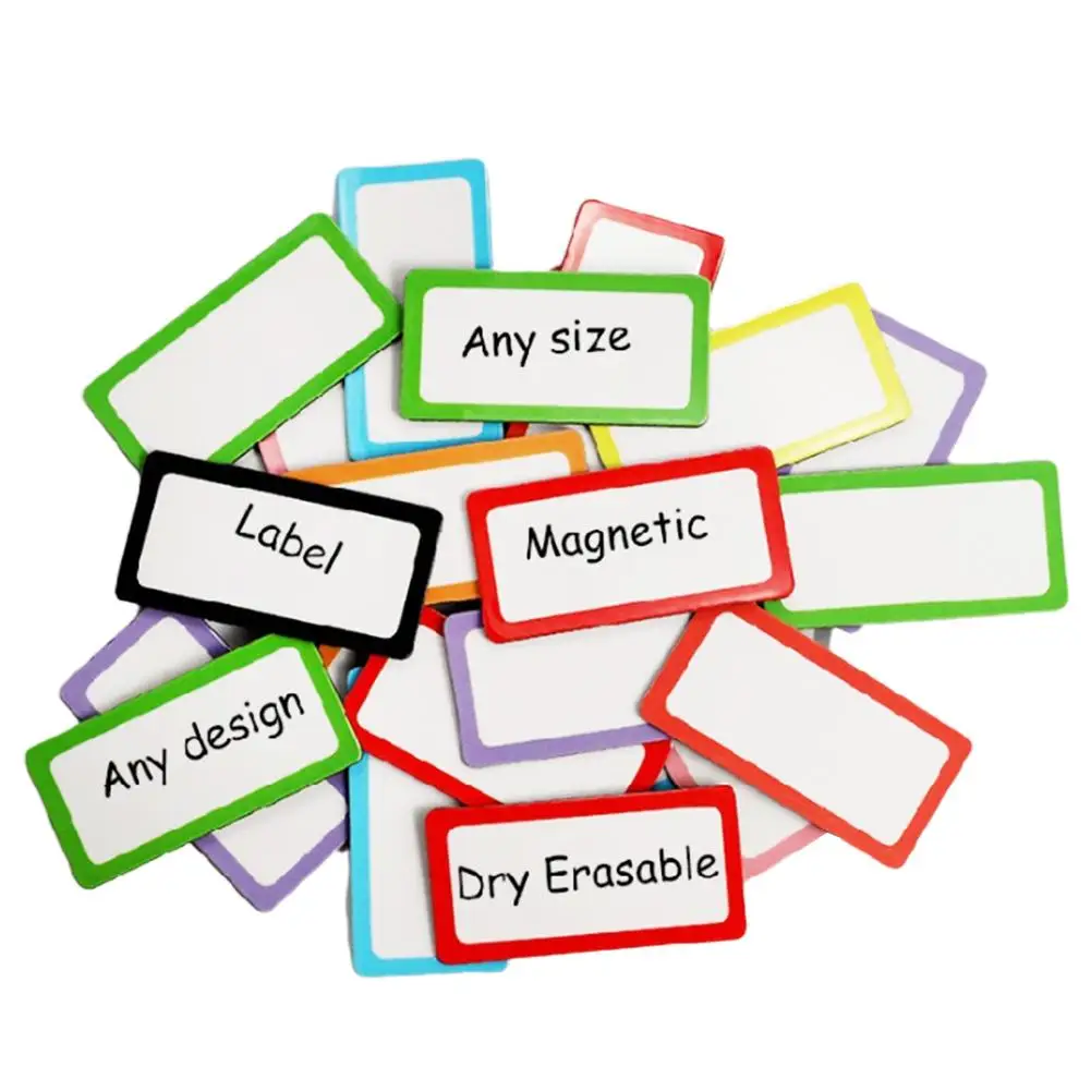

hot sale Magnetic Labels Erasable No Trace Left Multifunctional 3 Patterns Whiteboard Magnetic Labels High Quality Fast Delivery