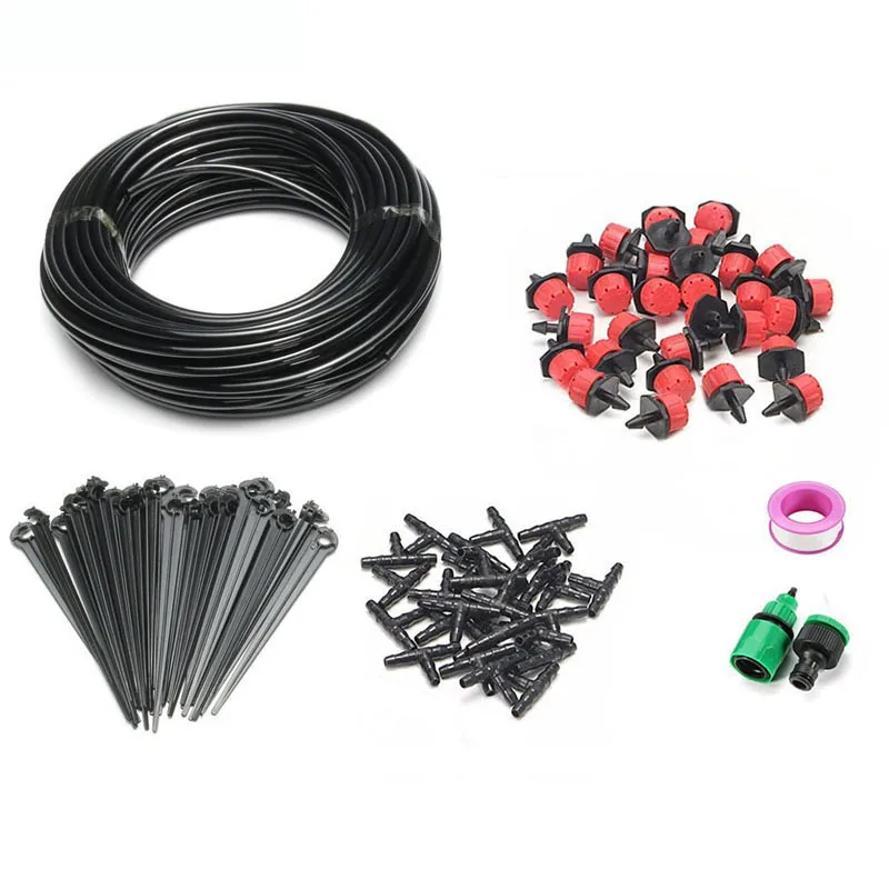

LJHLYBZ 10M Automatic Watering Micro Irrigation Drip Irrigation System Pipeline Watering Drip Kit Garden View Garden Terrace