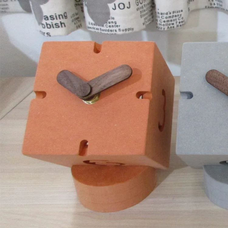 Модные современные настольные декоративные квадратные часы для кровати