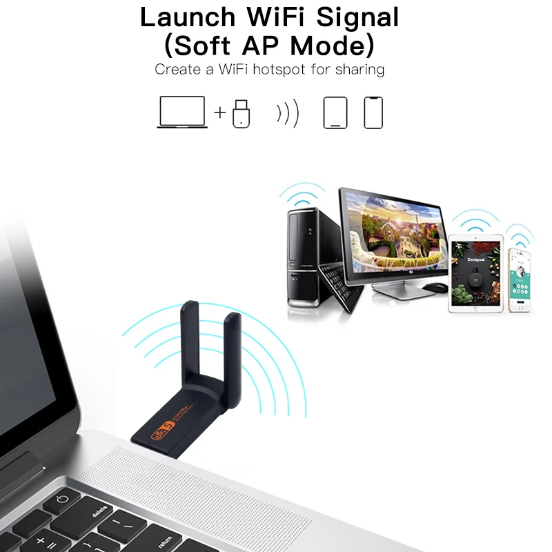 Рисунок 3 - USB WiFi адаптер 1900 Мбит/с двухдиапазонный