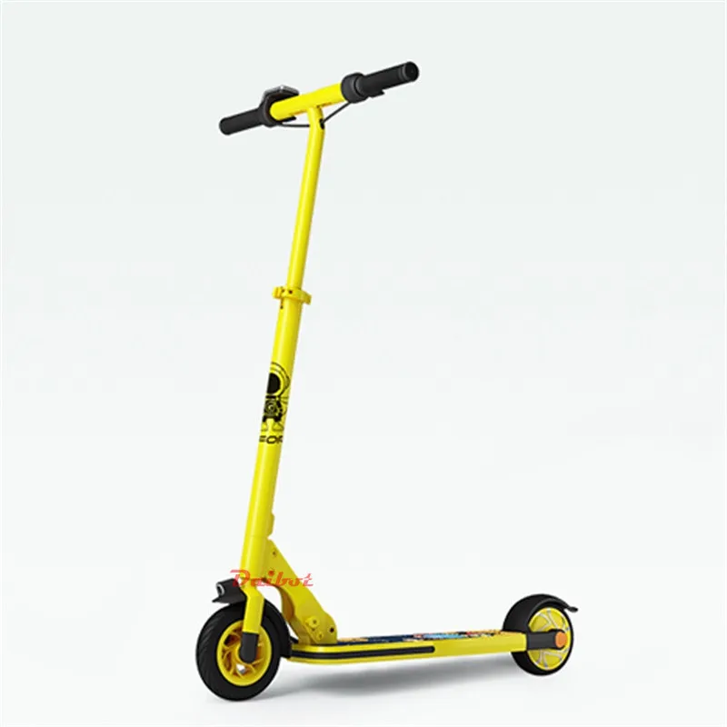 Daibot Portable Electric Scooter 2 Wheel Electric Scooters RemoteHand Brake AdultKids Yellow Folding Electric Kick Scooters  (12)