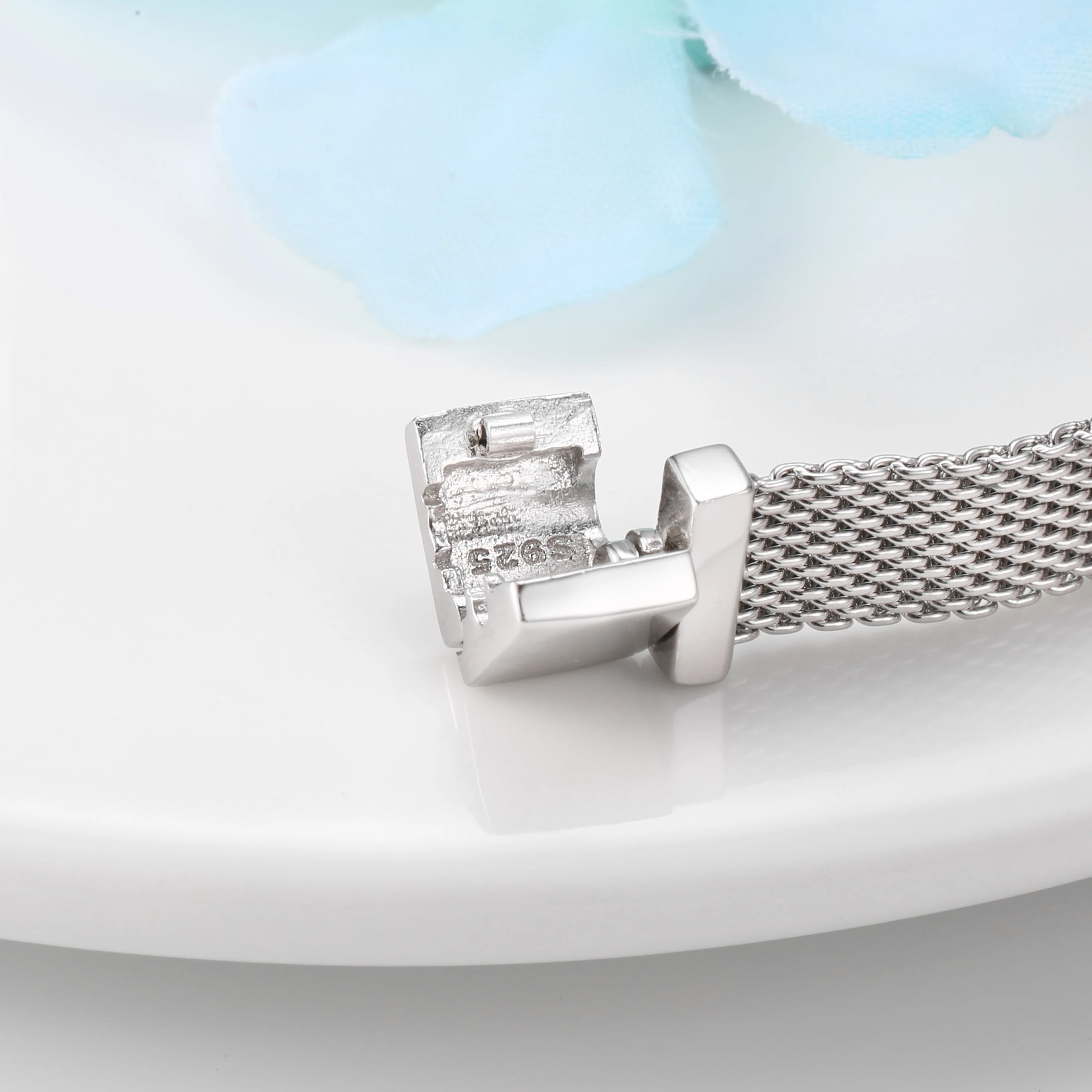 Kaufen TOP Qualität 925 Sterling Silber Clip Perle Armbänder für Frauen Fit Original Reflexions Armband charme femme Schmuck Mode 2019