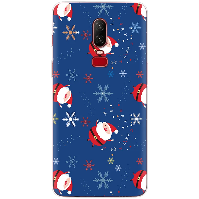 Веселая новогодняя елка; Снег хлопья чехол для Oneplus 7 Pro 7 6T 6 5T 5 3 мягкий чехол с мультяшным рисунком прозрачный силиконовый чехол