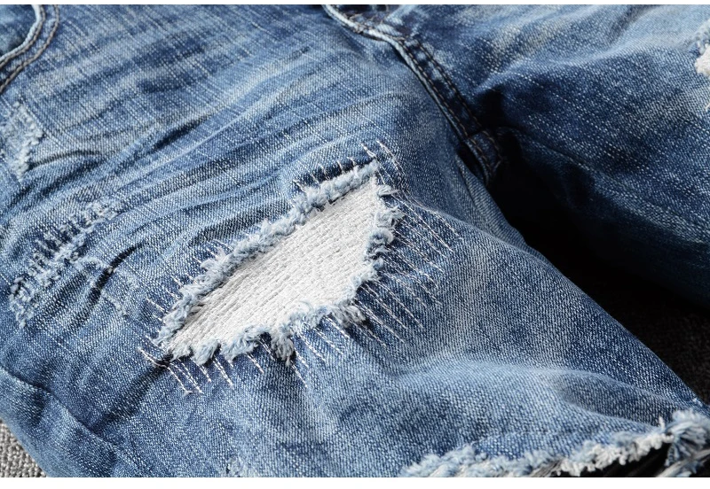 Sokotoo мужские ПУ кожаные Лоскутные рваные байкерские джинсы патч тонкие обтягивающие Стрейчевые джинсовые штаны