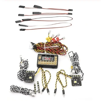 

RC Car Model Headlights Suitable for 1/10 Climbing Car TRAXXAS TRX-4 G500 Special Lights TRX4 LED Light Group Headlights Roof Li