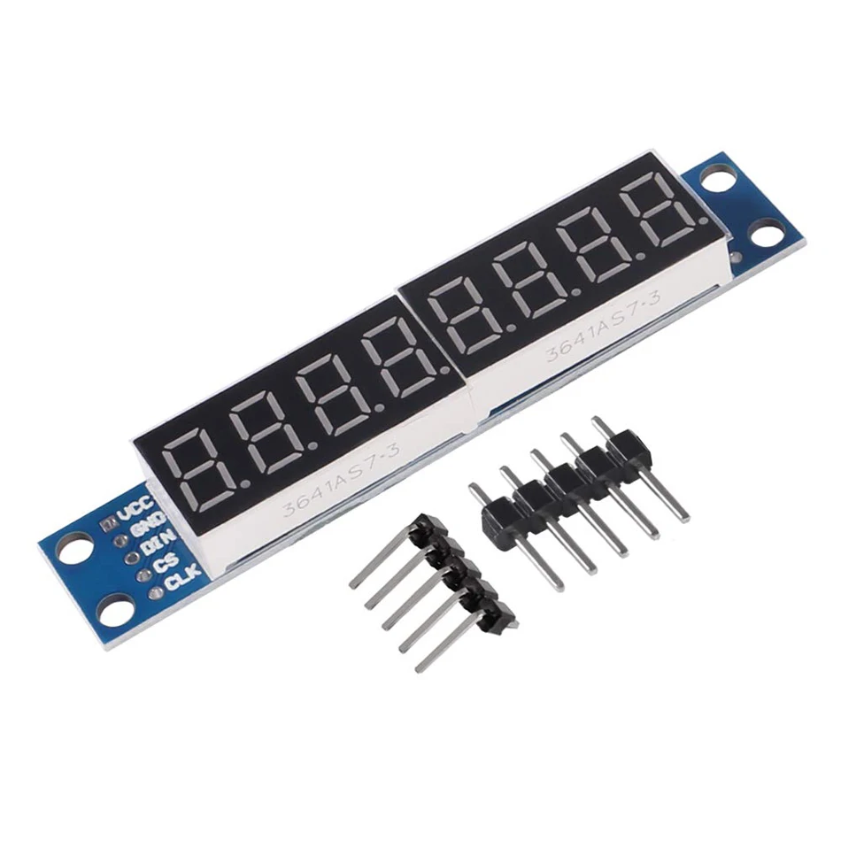 8桁の7セグメントモジュールmax7219 arduino mcu/51/avr/stm32用