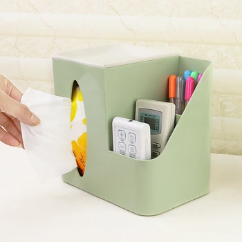 

Creative Storage Container Square Tissue Box Silver Nordic Napkin Cute Gift Rolling Tray Porta Servilletas Tissue Boxes BY50TB