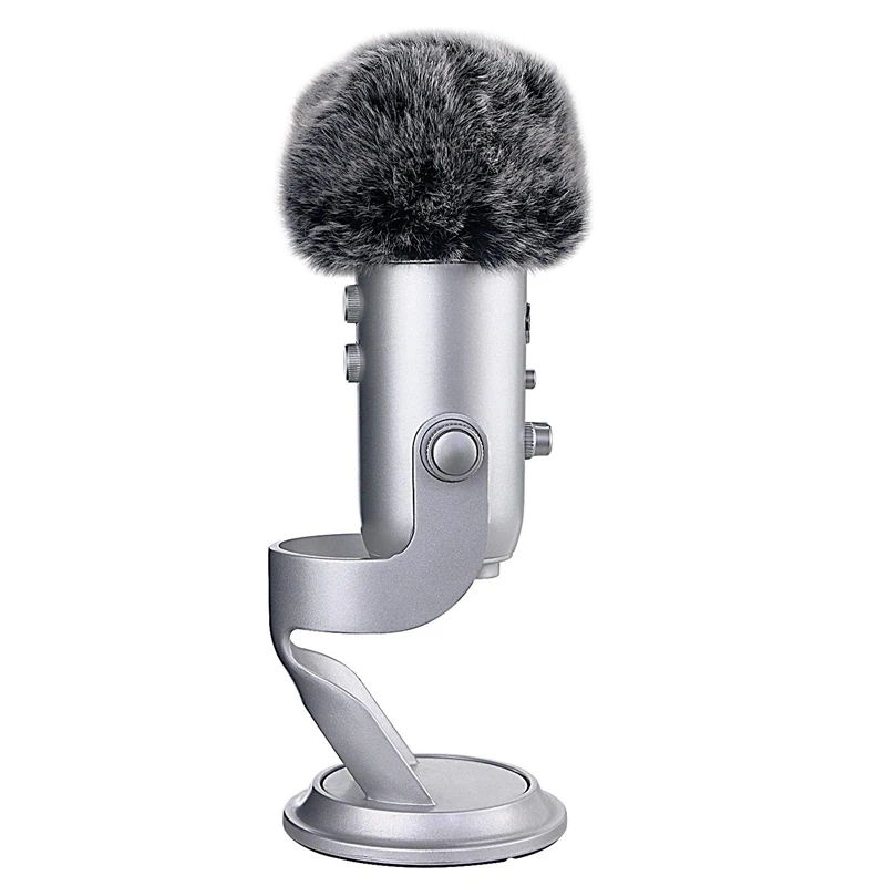 Микрофон пушистый ветровое стекло-Mic ветер крышка меховой фильтр как пенопластовая Крышка для Blue Yeti, синий Yeti Pro Usb конденсаторный микрофон