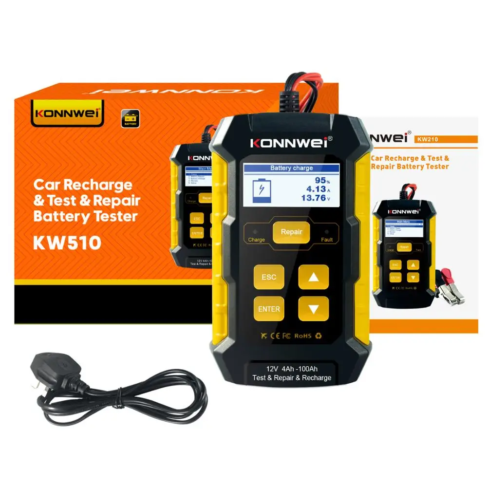 Car Battery Charger Battery Analyzer Battery Voltage Tester Car Battery Repair Chargers Cricut Load Monitor Tool