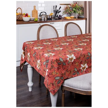 

Tablecloth 220 * 160 Magnolia , Cotton 100%, Brown, Home and kitchen products