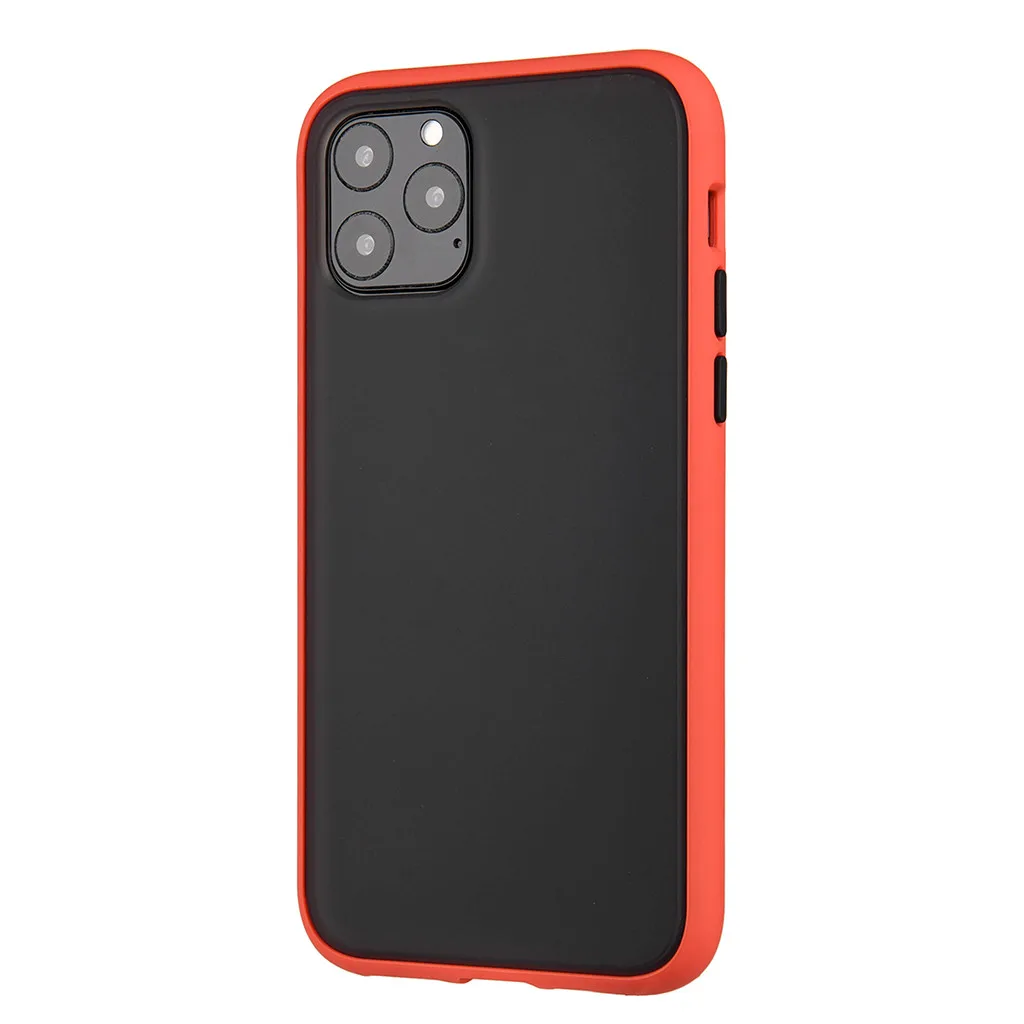 OR Чехол для Iphone11 Pro 5,8 дюймовый матовый чехол цветной мягкий силиконовый простой Tpu ультра тонкий чехол на заднюю панель телефона - Цвет: OR