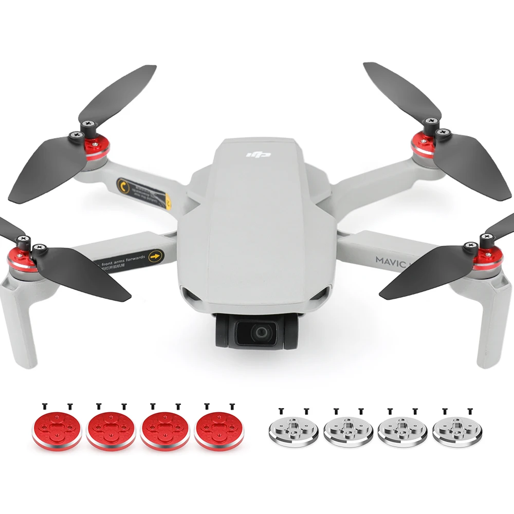 

4PCS Motor Cover Cap for DJI Mavic Mini Drone Dust-proof Engine Protector Guard Protective Accessories Aluminium Light Slip-over