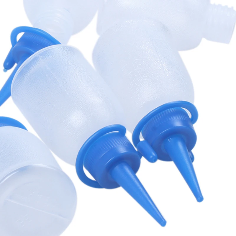 10Pcs 30ml Plastic Empty Liquid Glue Gel Oil Pastes Squeeze Jet Dispense Bottle