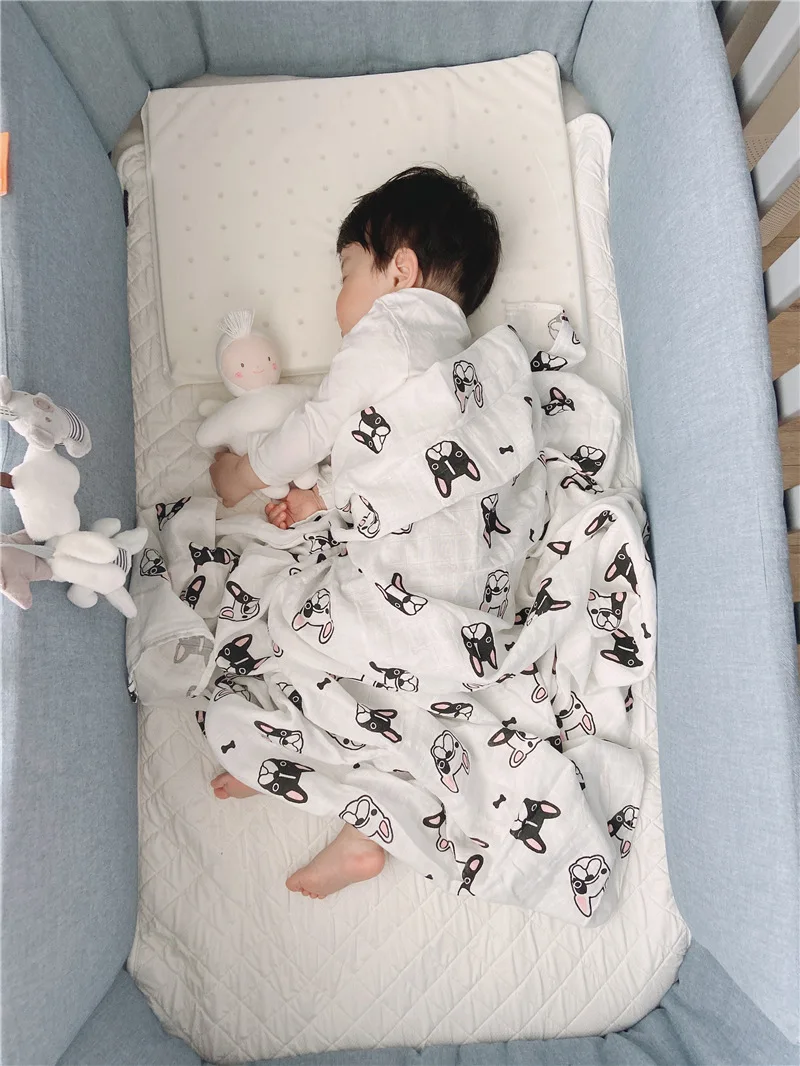 organic cotton gauze blanket