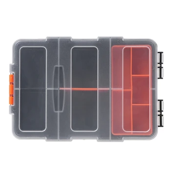 

Hardware Box Transparent Multifunctional Storage Tool Case Plastic Organizer