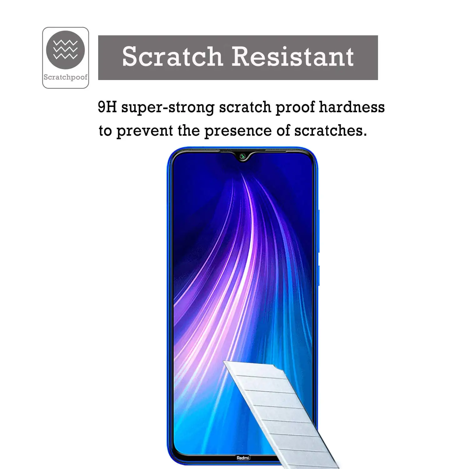 2 в 1 Защитная пленка для задней камеры Xiaomi Redmi Note 8 Pro твердое защитное стекло 9D