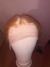 Recto 613 rubia Color degradado 13x4 transparente Peluca de encaje de cabello humano sin costuras nudos blanqueados 4x4 Closure13x6 peluca Frontal de encaje