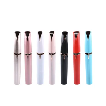 

1pc Electric Eyebrow Trimmer Painless Eye Brow Epilator Mini Eye Brow Shaper Shaver Razor Portable Facial Hair Remover for Women