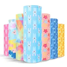 14 Styles Unisex Traceless Magic Neck Scarf Candy Colored Cartoon Animal Tube Headband Ice Silk Cycling Turban Face Mask Bandana