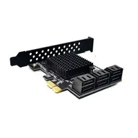 ל sata 6 יציאות SATA 3.0 ל הרחבת PCIe כרטיס PCI Express SATA מתאם SATA3 ממיר X6HA (1)