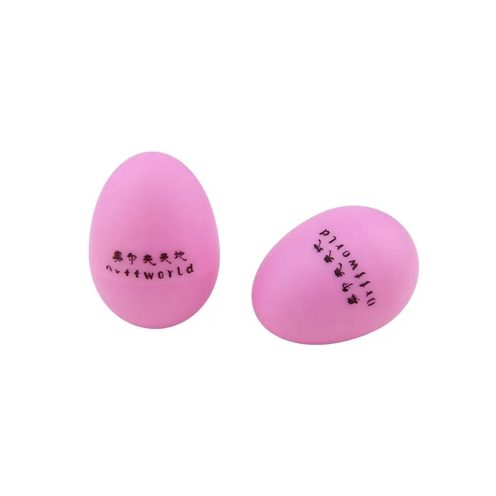 

A Pair/Set Baby Plastic Egg Rattle Toy Early Childhood Education Music Egg Shaker Colorful Music Teaching Tool