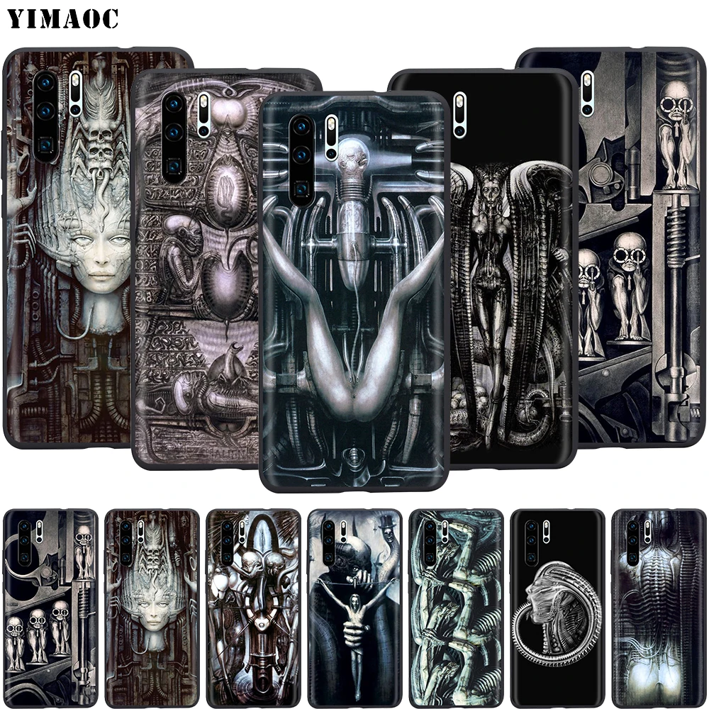 Силиконовый чехол YIMAOC Hr Giger Li II для Huawei Mate 10 P8 P9 P10 P20 Lite Pro P Y7 Y9 Smart Mini 2017 2018|Бамперы| |
