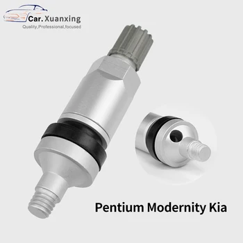 

TPMS-10 Tire Valve Tire pressure sensor Valves For Pentium Hyundai Kia Aluminum TPMS Tire Valves Replacement