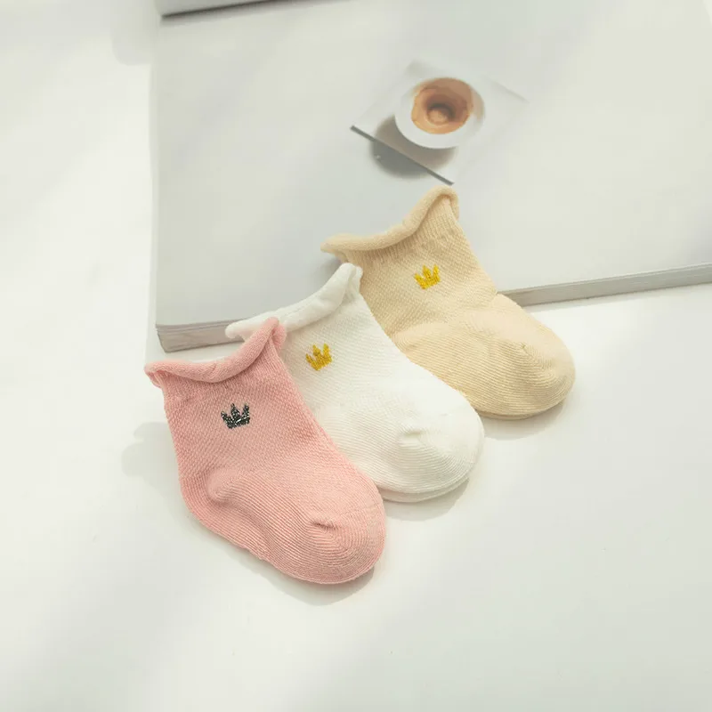 3 пары носков для новорожденных мальчиков и девочек тонкие повседневные