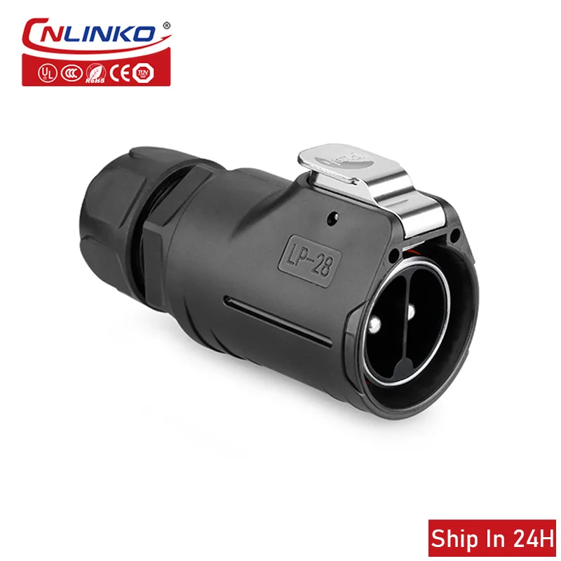 masculino e feminino cabo circular fio impermeavel 2pin ac500v 6awg 45a 01