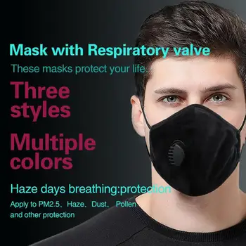 

Protective Mask With 2 Filters Reusable Anty-dust Cotton Mask Effectively Prevent Transmission Of Droplets