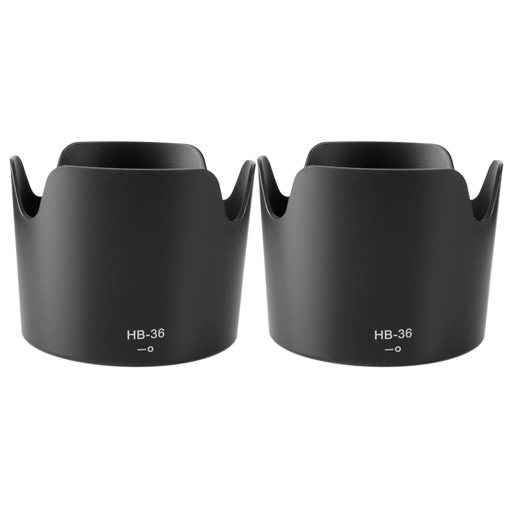 2PCS Protective Lens Hood Windproof Replacement Cover Anti Glare Camera Dustproof Professional For Nikon 70-300mm F/4-5.6G VR ED