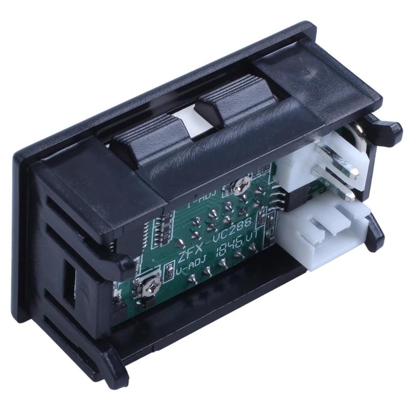 Промо-акция! DC0-100V 10A светодиодный DC двойной дисплей цифровой измеритель напряжения тока головка с тонкой настройкой