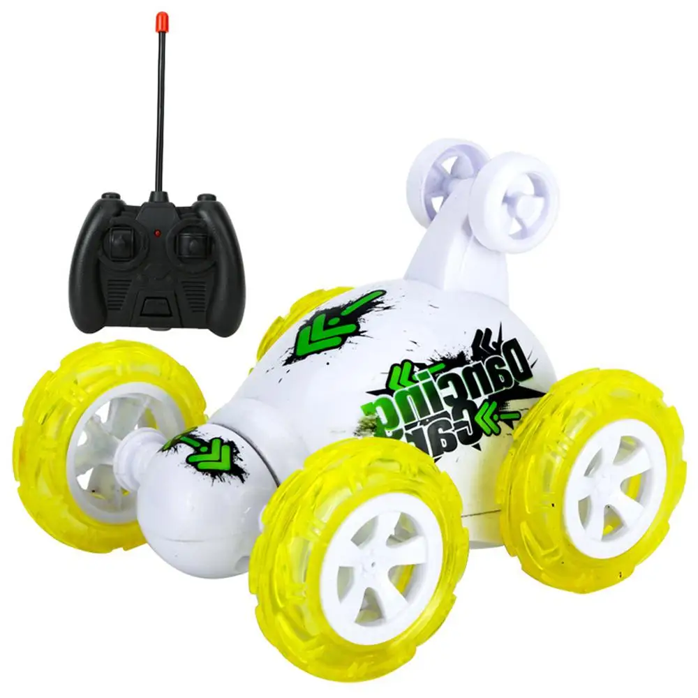 

RC Car 360 Spinning & Flips Remote Control Stunt Car With Led Flash & Music for Kids Truck Toys for Child Radio Control Vehicle
