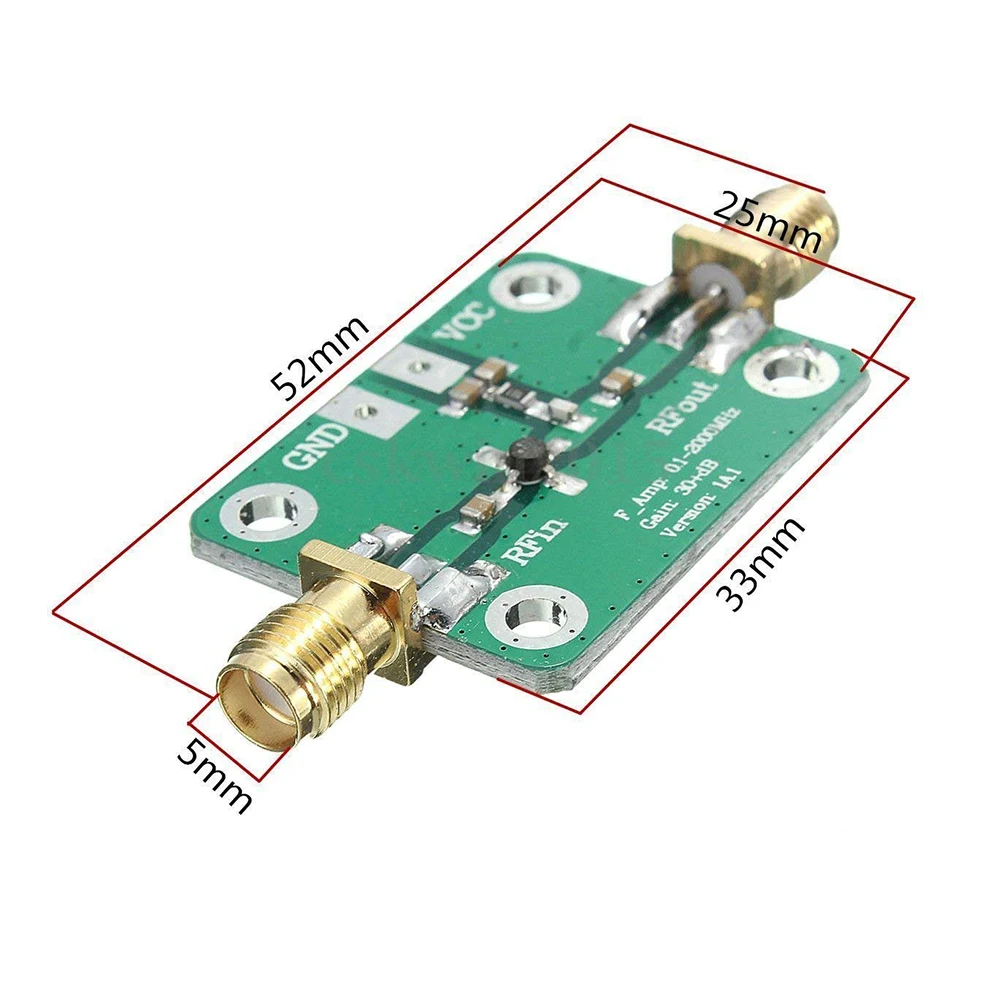 Замена сигнала получить аксессуары мини 30 дБ доска домашний аудиоусилитель модуль RF прочный практичный низкий уровень шума широкополосный