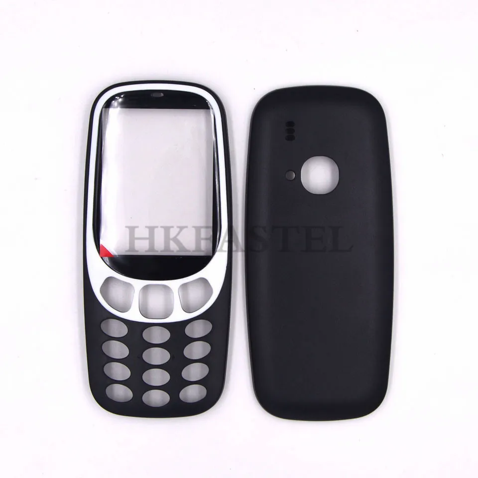 HKFASTEL высококачественный корпус клавиатуры для Nokia 3310 двойная sim-карта полный мобильный телефон чехол с клавиатурой