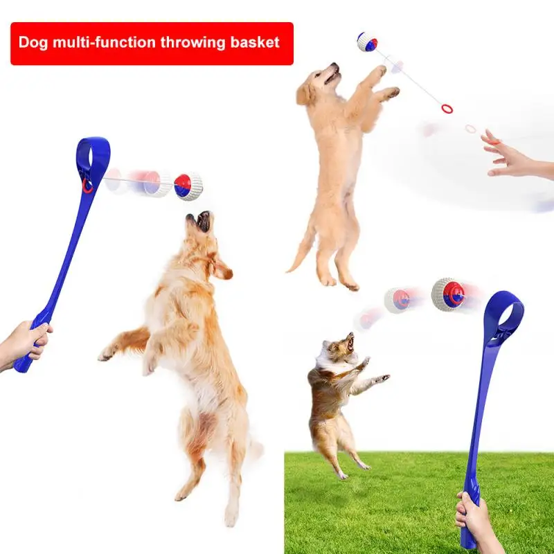 Retract Pet Tossing Cue And Dog Training Toy Ball Tossing Device