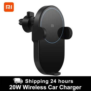 

Xiaomi Wireless Car Charger 20W Max Electric Auto Pinch Qi Quick Charging Mi Wireless Car Charger for Mi 9 iphone X XS Original