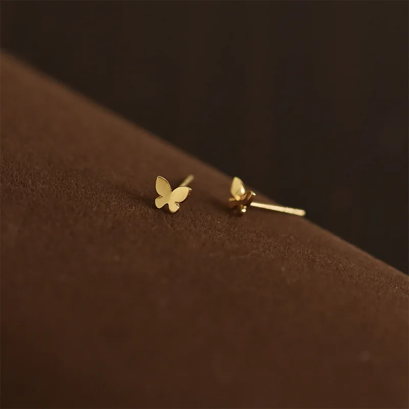 

Japan South Korea 14k Gold Ear Stud Butterfly Ear Bone Stud 14k Gold Jewelry 20290